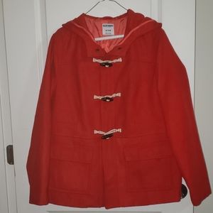 Red Pea Coat